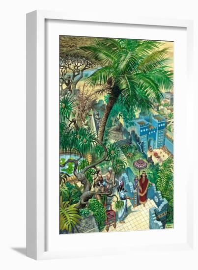 Hanging Gardens Babylon-Peter Jackson-Framed Giclee Print