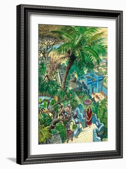 Hanging Gardens Babylon-Peter Jackson-Framed Giclee Print