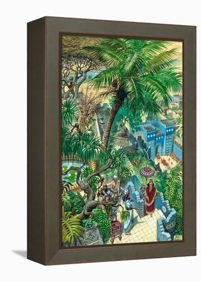 Hanging Gardens Babylon-Peter Jackson-Framed Premier Image Canvas