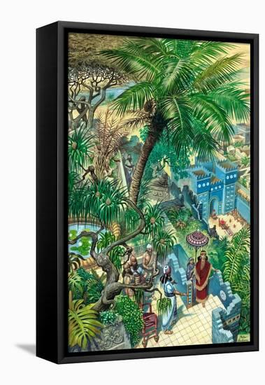 Hanging Gardens Babylon-Peter Jackson-Framed Premier Image Canvas