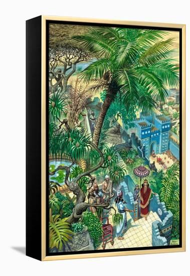 Hanging Gardens Babylon-Peter Jackson-Framed Premier Image Canvas