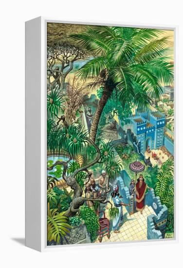 Hanging Gardens Babylon-Peter Jackson-Framed Premier Image Canvas