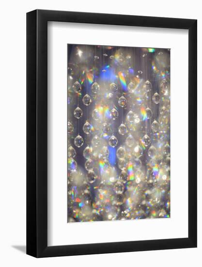 Hanging glass decorations, graphic prismatic effect, Bangkok, Thailand-Stuart Westmorland-Framed Photographic Print