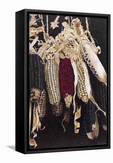 Hanging Maize Cobs, 2005-Pedro Diego Alvarado-Framed Premier Image Canvas