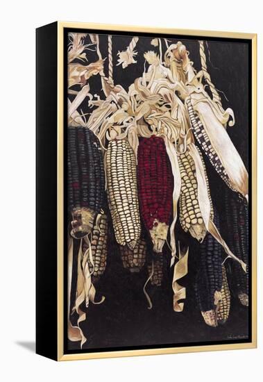 Hanging Maize Cobs, 2005-Pedro Diego Alvarado-Framed Premier Image Canvas