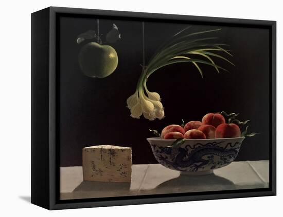 Hanging Onions-ELEANOR FEIN-Framed Premier Image Canvas
