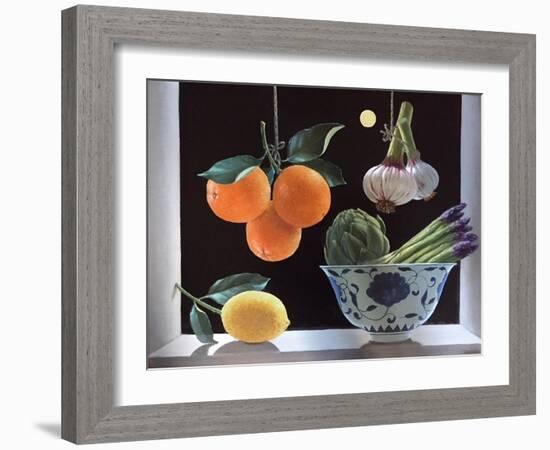 Hanging Oranges-ELEANOR FEIN-Framed Giclee Print