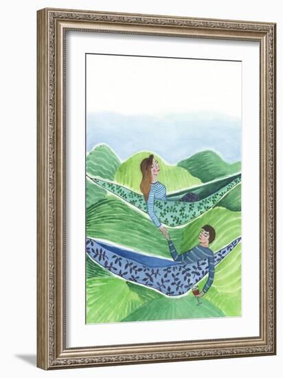 Hanging Out-Elizabeth Rider-Framed Giclee Print