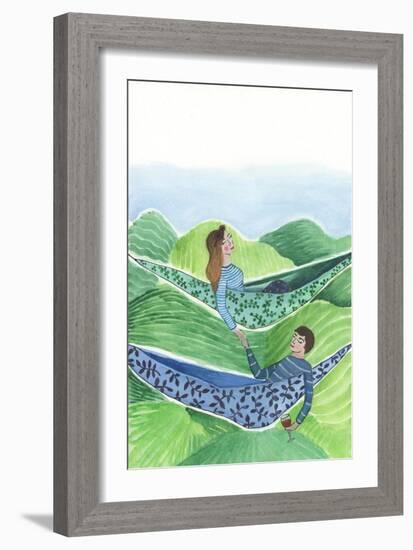 Hanging Out-Elizabeth Rider-Framed Giclee Print