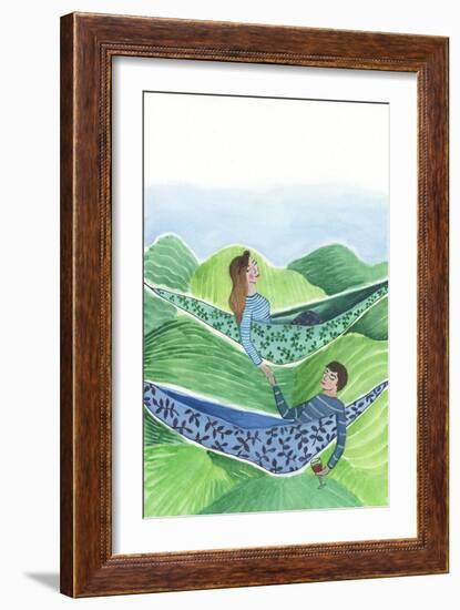 Hanging Out-Elizabeth Rider-Framed Giclee Print