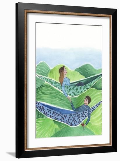 Hanging Out-Elizabeth Rider-Framed Giclee Print