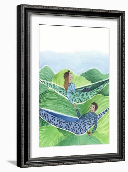 Hanging Out-Elizabeth Rider-Framed Giclee Print