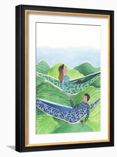 Hanging Out-Elizabeth Rider-Framed Giclee Print