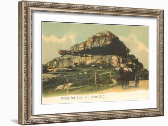 Hanging Rock, Newport, Rhode Island-null-Framed Art Print