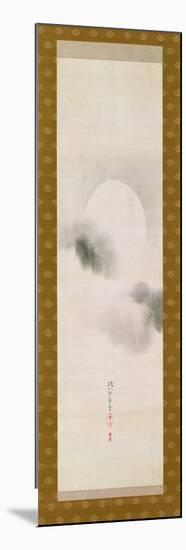 Hanging Scroll Depicting the Autumnal Moon, from a Triptych of the Three Seasons, Japanese-Sakai Hoitsu-Mounted Giclee Print