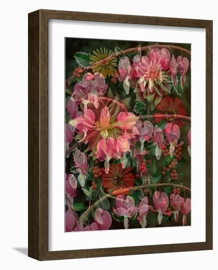 HANGING SPRING COLLAGE-Linda Arthurs-Framed Giclee Print