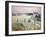 Hanging the Laundry Out to Dry-Berthe Morisot-Framed Giclee Print