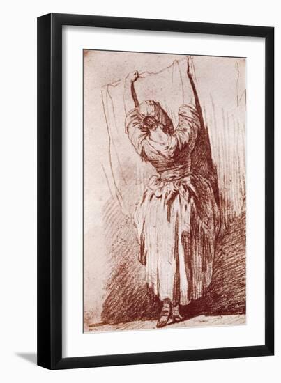 Hanging Up the Washing, 1913-Jean-Baptiste Simeon Chardin-Framed Giclee Print
