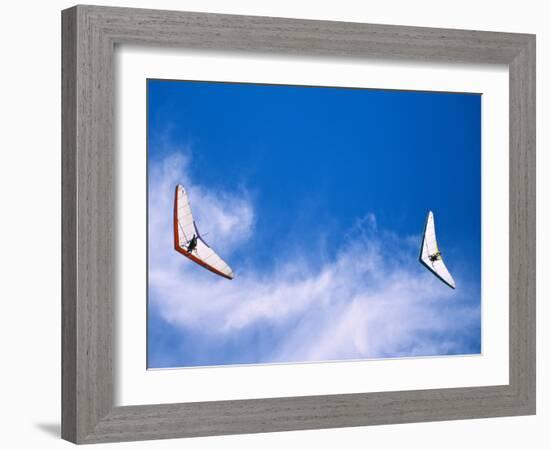 Hangliders, Rio De Janeiro, Brazil-Tom Haseltine-Framed Photographic Print