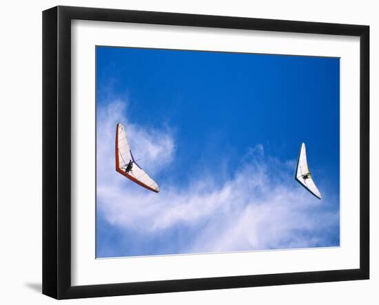 Hangliders, Rio De Janeiro, Brazil-Tom Haseltine-Framed Photographic Print