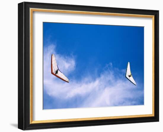 Hangliders, Rio De Janeiro, Brazil-Tom Haseltine-Framed Photographic Print