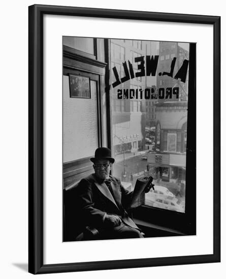 Hangout for Charlie Goldman Is a Matchmaker Weills Office on Broadway-null-Framed Photographic Print