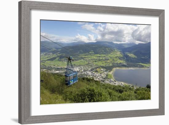 Hangursbahen, Cable Car to Mount Hangur, Voss, Hordaland, Norway, Scandinavia, Europe-Gary Cook-Framed Photographic Print