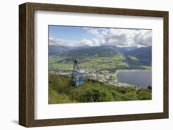 Hangursbahen, Cable Car to Mount Hangur, Voss, Hordaland, Norway, Scandinavia, Europe-Gary Cook-Framed Photographic Print