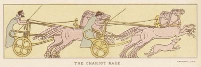 An Ancient Greek Chariot Race-Hanhart-Art Print