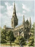 Durham Cathedral, County Durham, C1870-Hanhart-Mounted Giclee Print