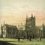 Durham Cathedral, County Durham, C1870-Hanhart-Mounted Giclee Print