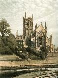 Durham Cathedral, County Durham, C1870-Hanhart-Framed Premier Image Canvas