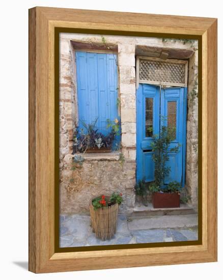 Hania, Crete, Greek Islands, Greece, Europe-null-Framed Premier Image Canvas