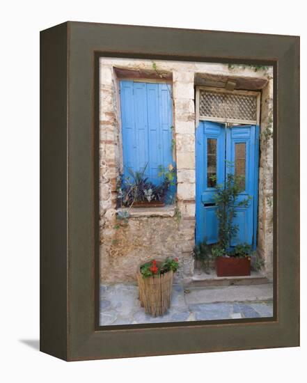 Hania, Crete, Greek Islands, Greece, Europe-null-Framed Premier Image Canvas