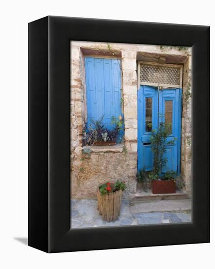 Hania, Crete, Greek Islands, Greece, Europe-null-Framed Premier Image Canvas