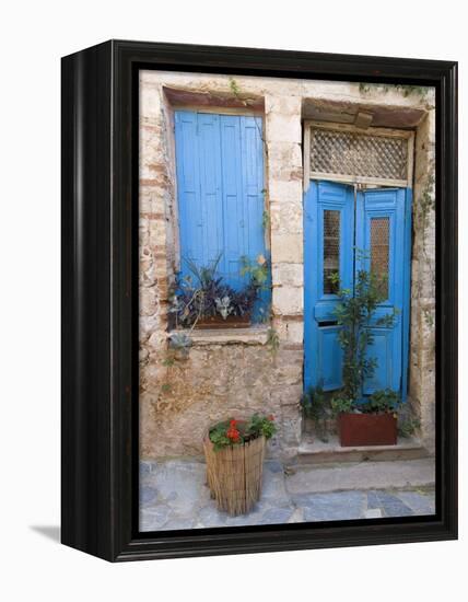 Hania, Crete, Greek Islands, Greece, Europe-null-Framed Premier Image Canvas