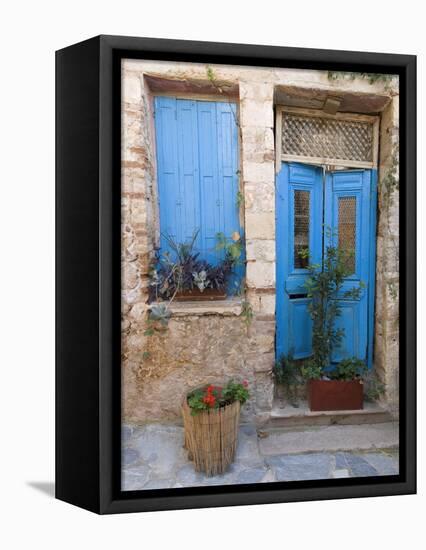 Hania, Crete, Greek Islands, Greece, Europe-null-Framed Premier Image Canvas