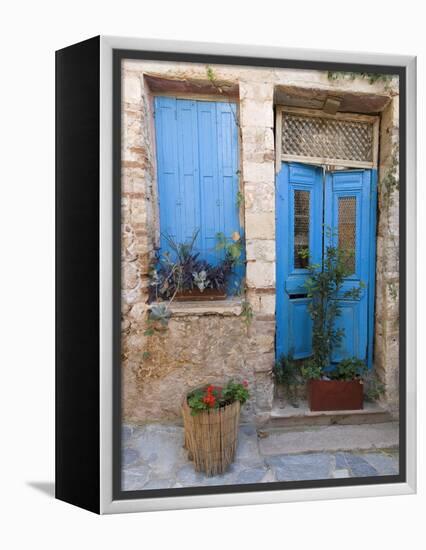 Hania, Crete, Greek Islands, Greece, Europe-null-Framed Premier Image Canvas