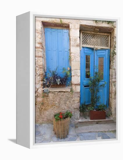 Hania, Crete, Greek Islands, Greece, Europe-null-Framed Premier Image Canvas