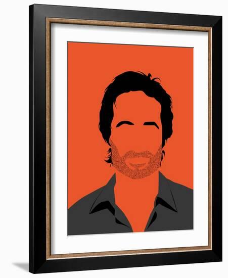 Hank Portrait-David Brodsky-Framed Art Print