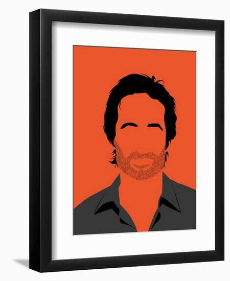 Hank Portrait-David Brodsky-Framed Premium Giclee Print