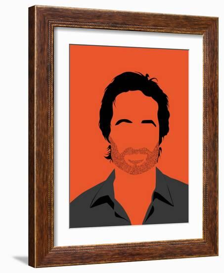 Hank Portrait-David Brodsky-Framed Art Print