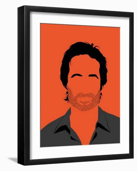 Hank Portrait-David Brodsky-Framed Art Print