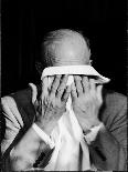 Dwight D. Eisenhower Emotionally Crying After His Speech at the 82nd Airborne Luncheon-Hank Walker-Photographic Print