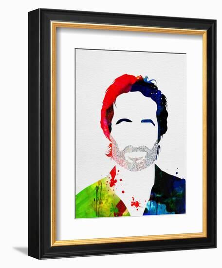 Hank Watercolor-Lora Feldman-Framed Art Print