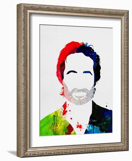 Hank Watercolor-Lora Feldman-Framed Art Print