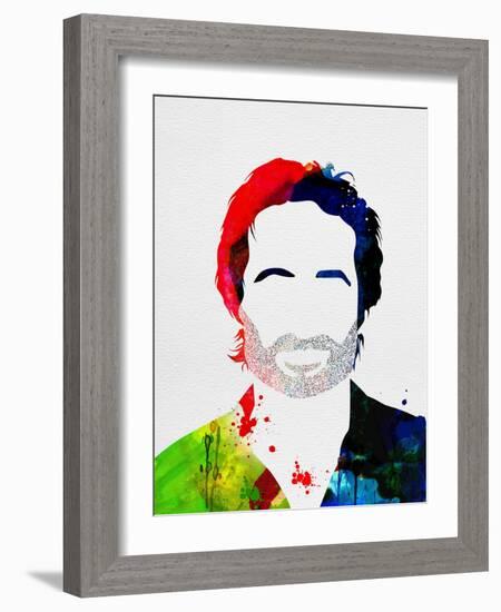 Hank Watercolor-Lora Feldman-Framed Art Print