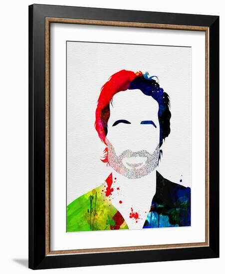 Hank Watercolor-Lora Feldman-Framed Art Print