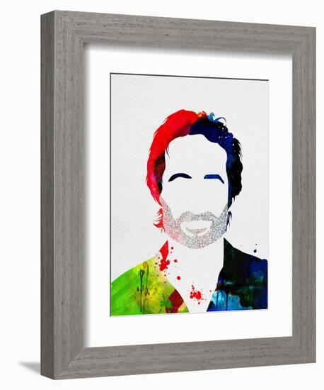 Hank Watercolor-Lora Feldman-Framed Premium Giclee Print