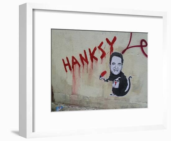 Hanksy-Banksy-Framed Giclee Print